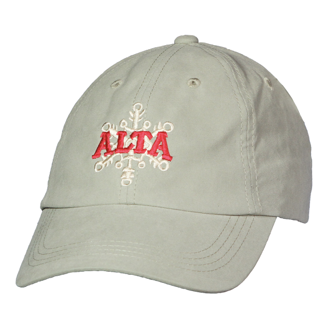 Khaki Coolmax Cap with Fancy Alta Logo